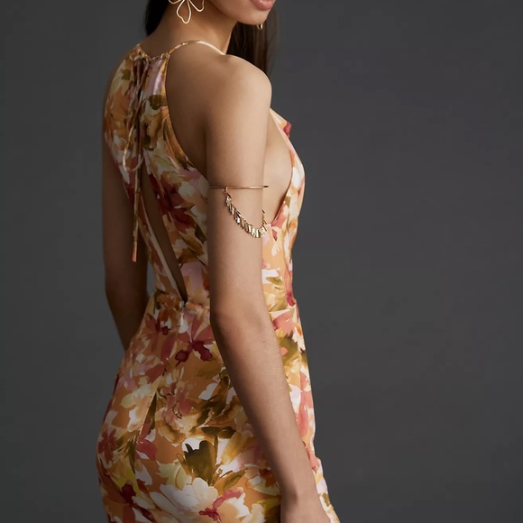 NWT Significant Other Chiara Floral Print Tie Back Mini dress - Picture 8 of 13